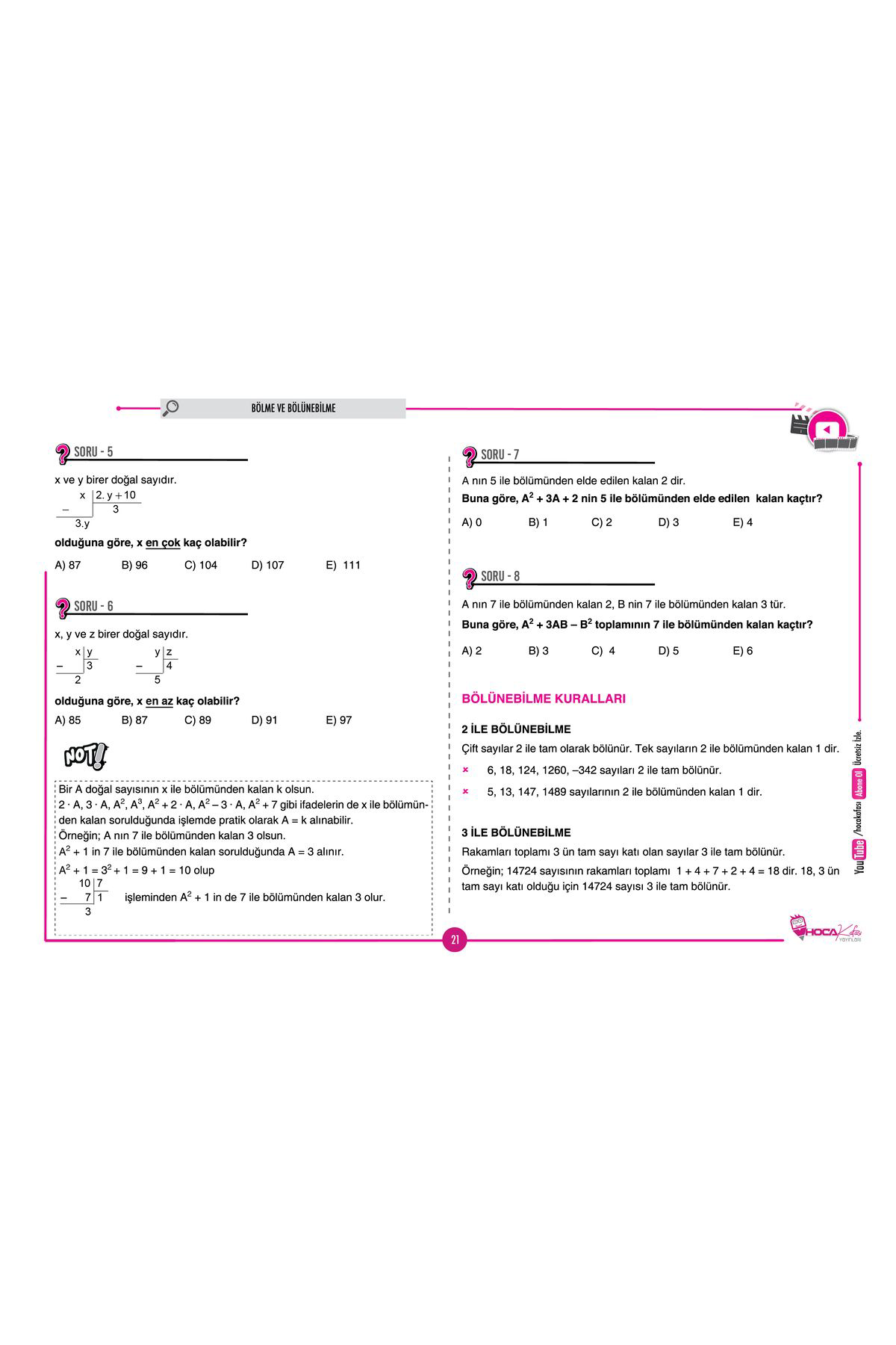Hoca Kafasi Yayinlari 2026 Kpss Matematik Video Ders Notlari