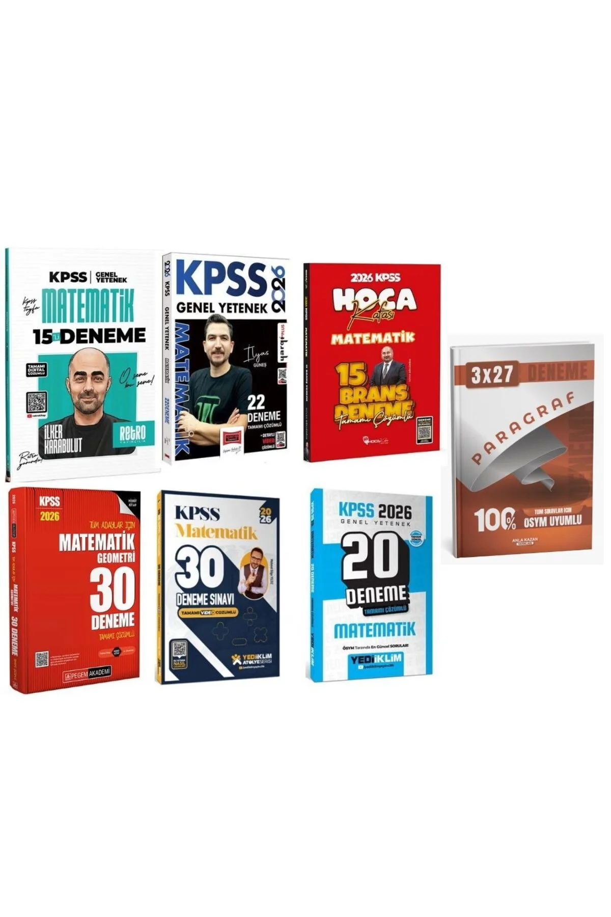 2026 KPSS Matematik Süper Kazandıran Karma Deneme Seti
