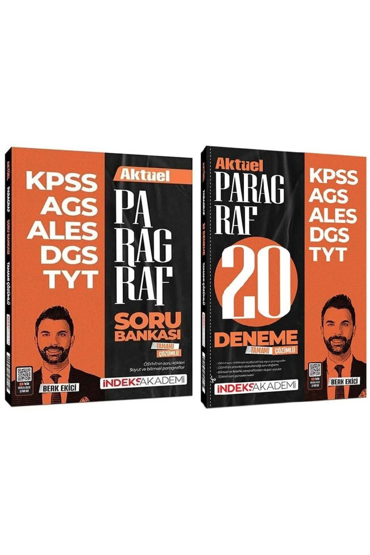 2026 KPSS MEB-AGS ALES DGS TYT Aktüel Paragraf Soru Bankası + 20 Deneme 2 li Set - Be