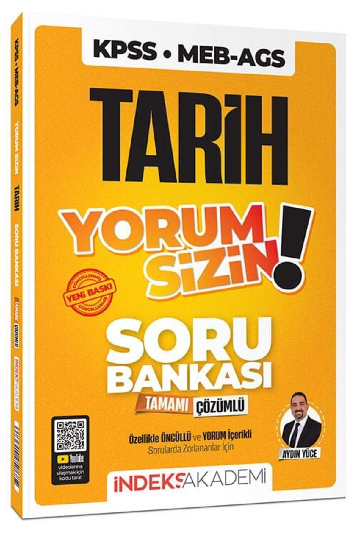 2026 KPSS MEB-AGS Tarih Yorum Sizin Soru Bankası Çözümlü - Aydın