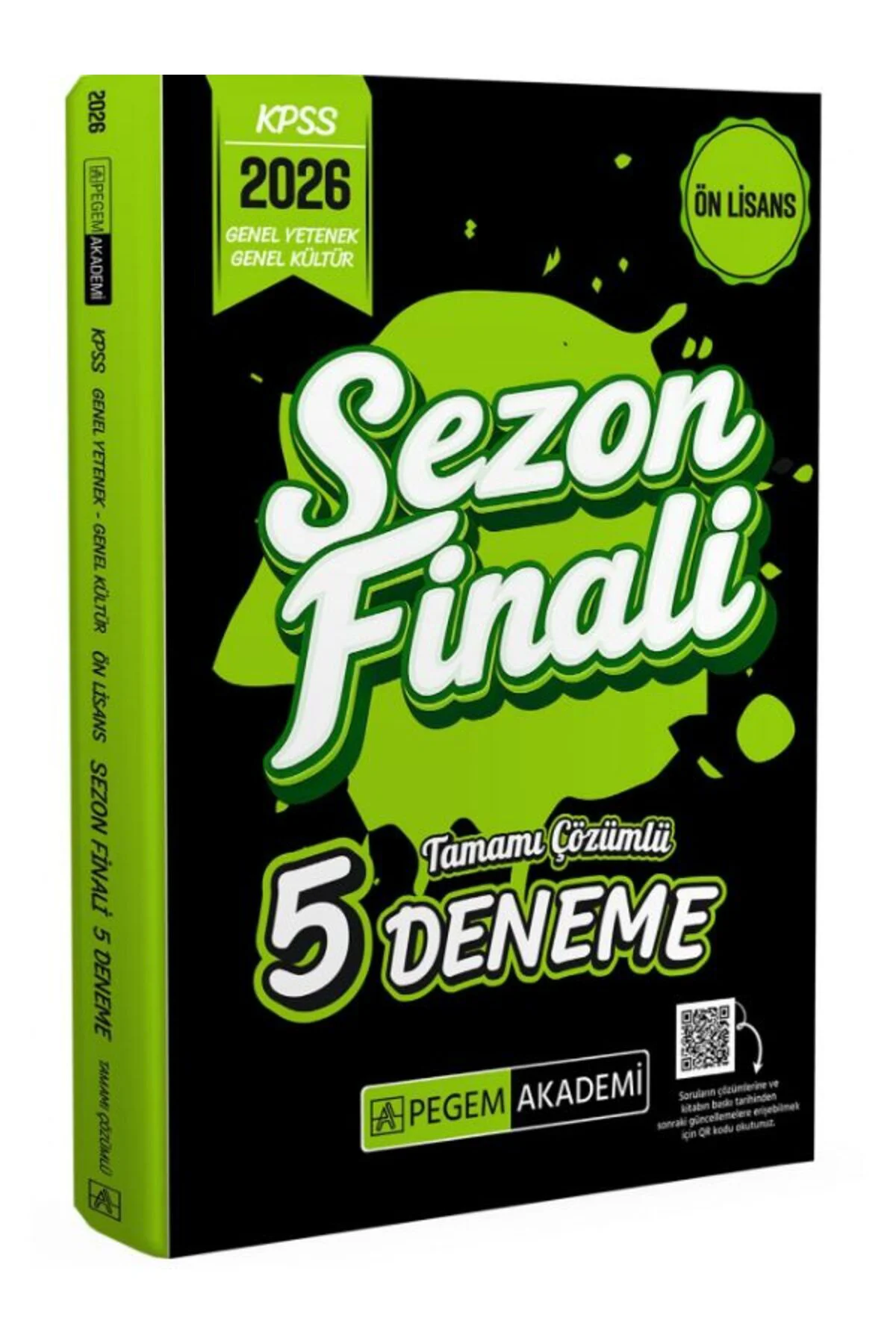 2026 KPSS Ön Lisans Genel Yetenek Genel Kültür Sezon Finali Tamamı Çözümlü 5 Deneme