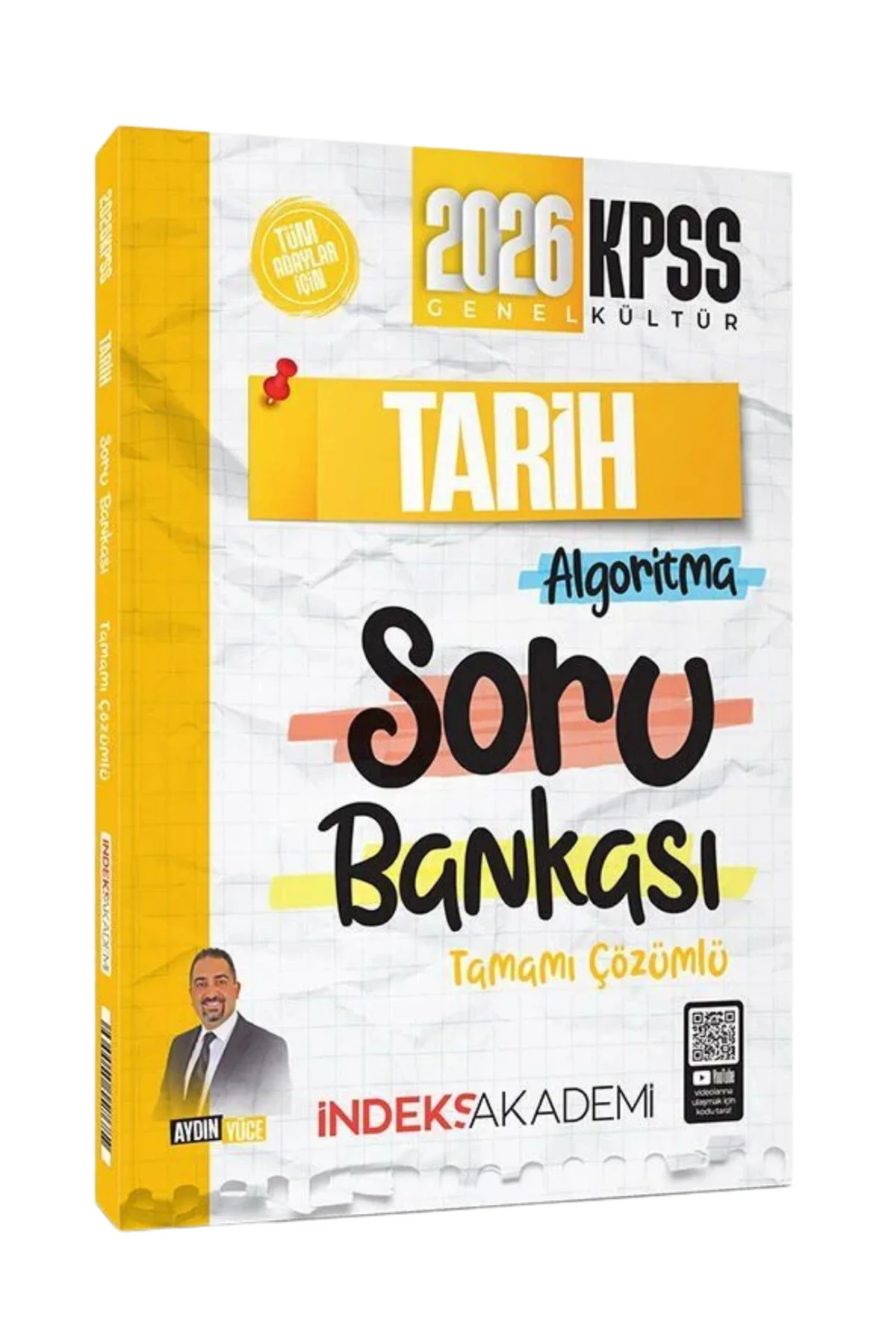 2026 KPSS Tarih Algoritma Soru Bankası Çözümlü - Aydın Yüce Yayın