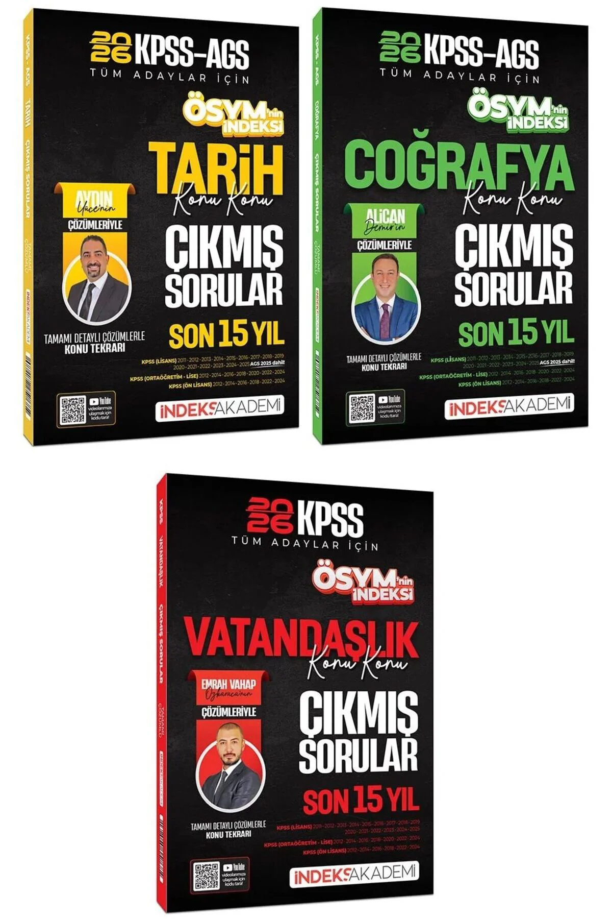 2026 KPSS Tarih + Coğrafya + Vatandaşlık ÖSYM nin İndeksi Çıkmış 