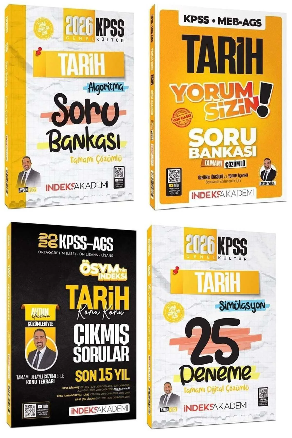 2026 KPSS Tarih Sorun Yok Set - Aydın Yüce Yayıncılık