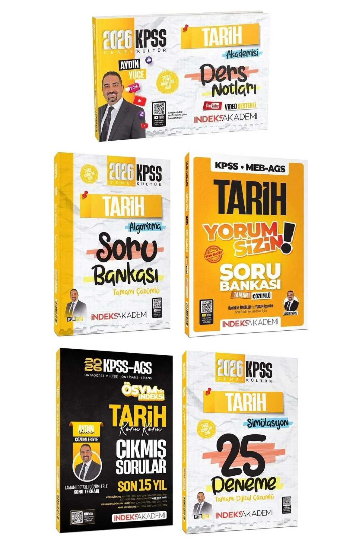 2026 KPSS Tarih Turnike Set - Aydın Yüce Yayıncılık
