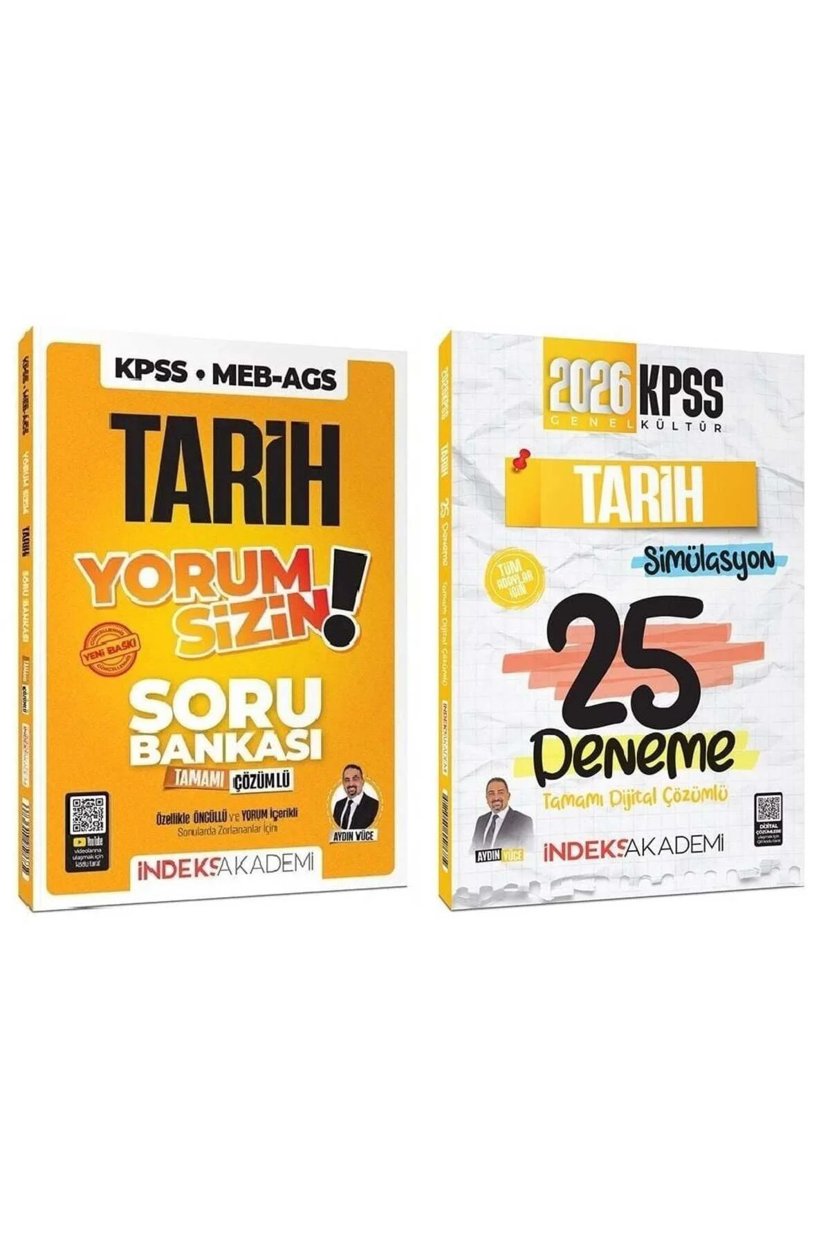 2026 KPSS Tarih Yorum Sizin Soru Bankası + 25 Deneme 2 li Set - A