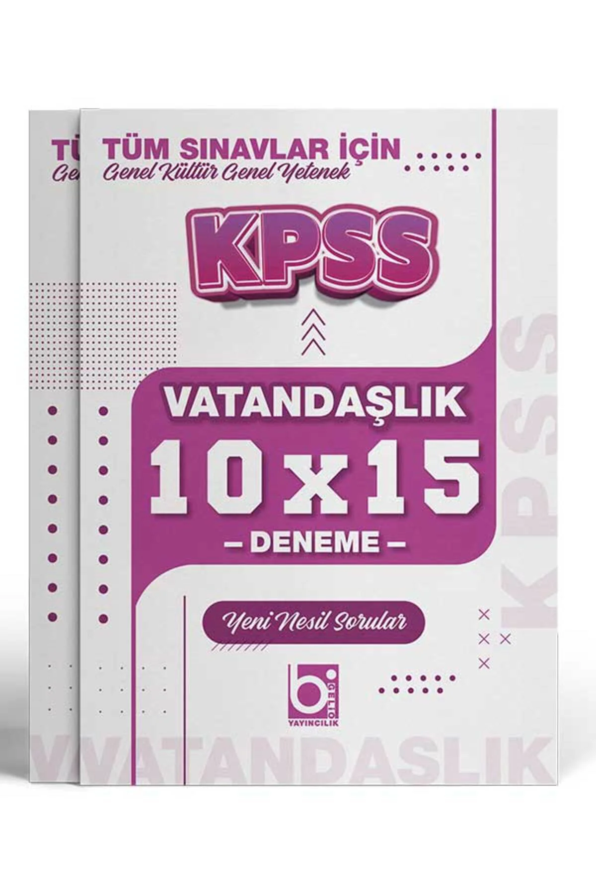 2026 KPSS Tüm Sınavlar İçin Vatandaşlık 10 x 15 Deneme Sınavı Big