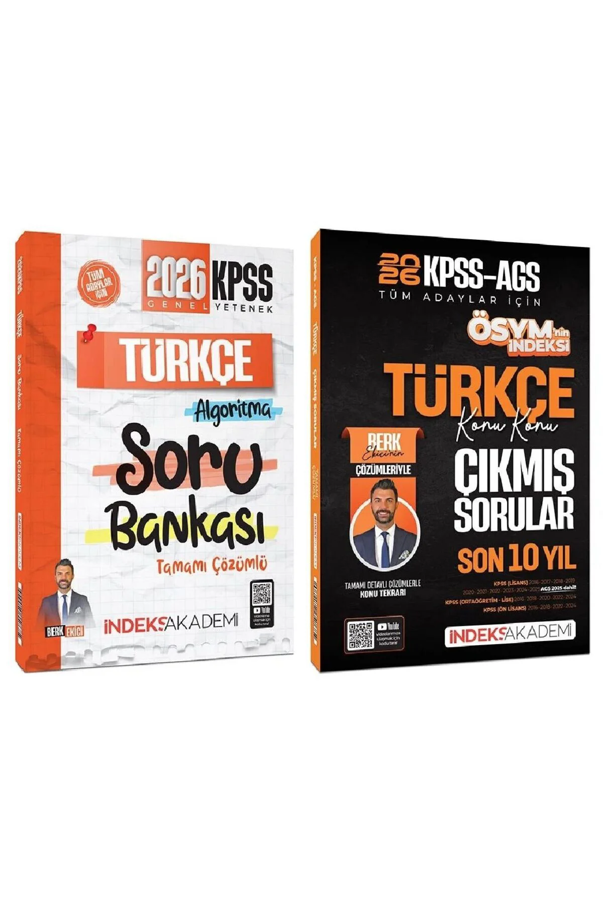 2026 KPSS Türkçe Soru Bankası + Çıkmış Sorular 2 li Set - Berk Ekici Y