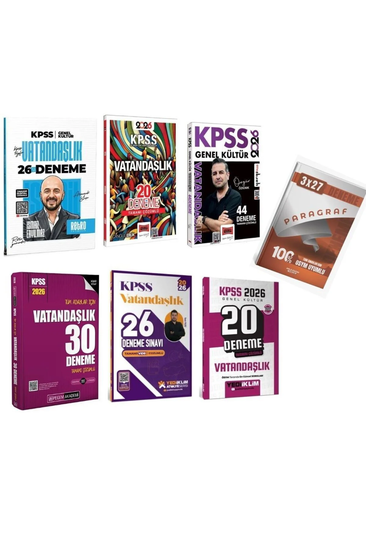 2026 KPSS Vatandaşlık Süper Kazandıran Karma Deneme Seti