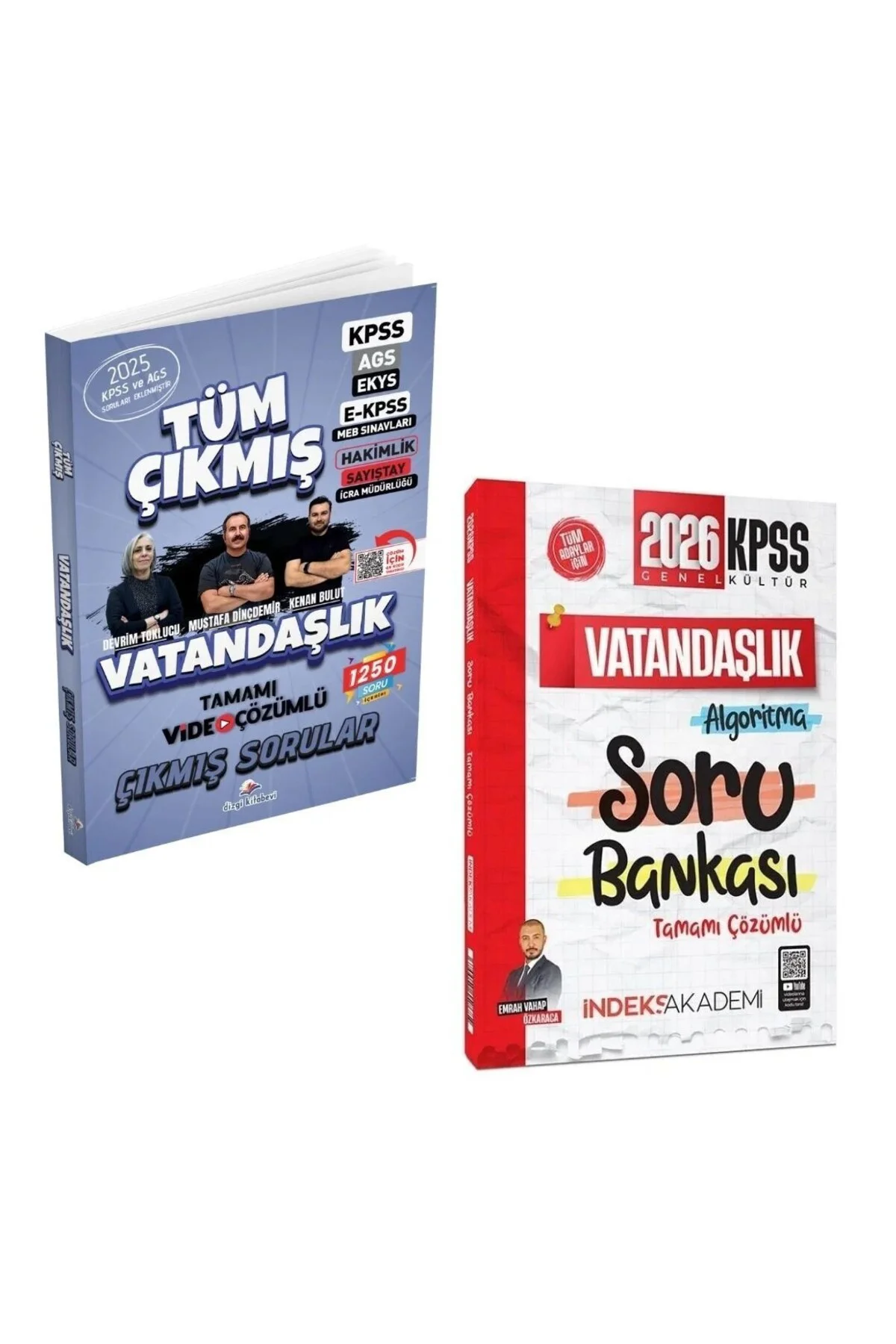 2026 Kpss Vatandaşlık Video Çözümlü Çıkmış Sorular ve İndeks Akademi Algoritma Soru Bankası Seti