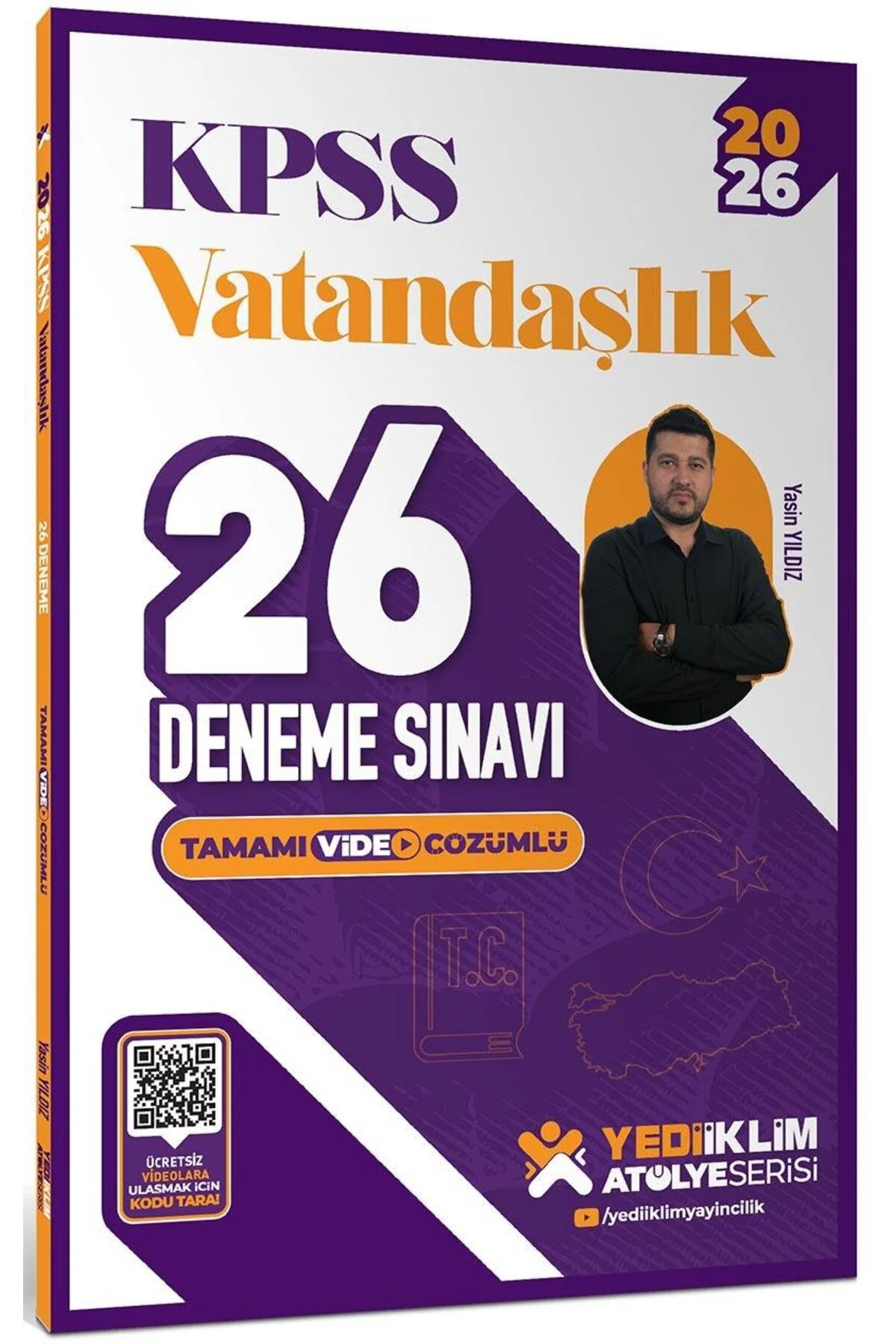 2026 KPSS Vatandaşlık Tamamı Video Çözümlü 26 Deneme Sınavı