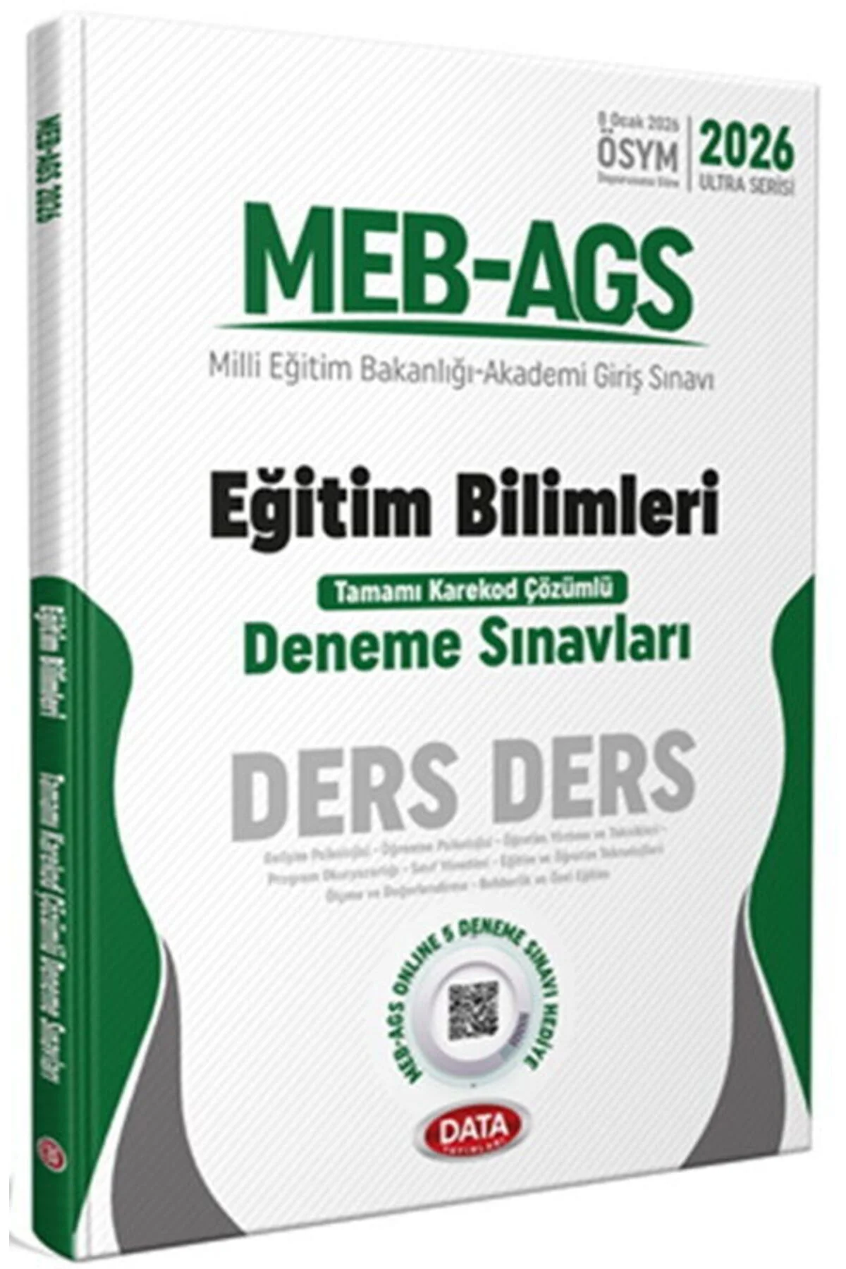 2026 MEB AGS Eğitim Bilimleri Ders Ders Karekod Çözümlü Deneme Sı