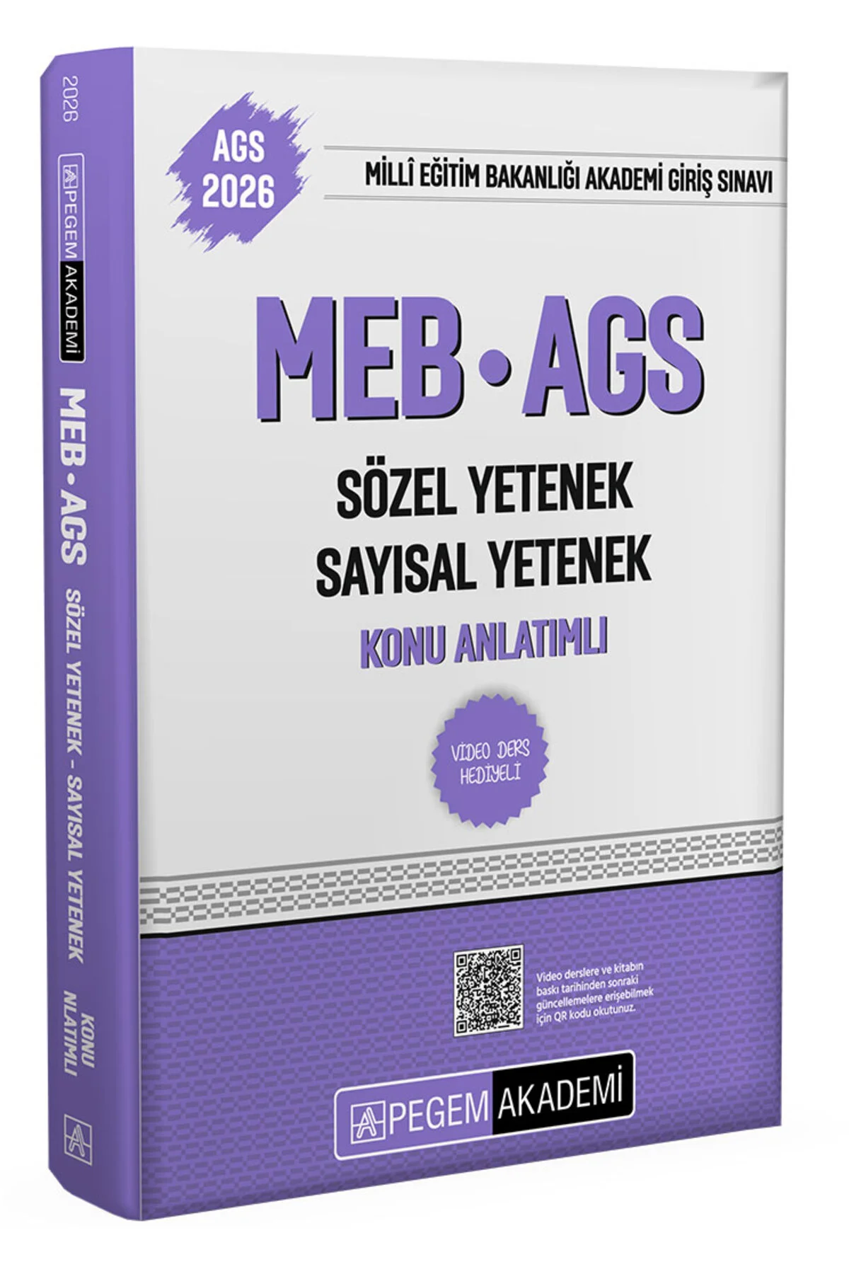 2026 MEB AGS Konu Anlatımlı Sözel Yetenek Sayısal Yetenek
