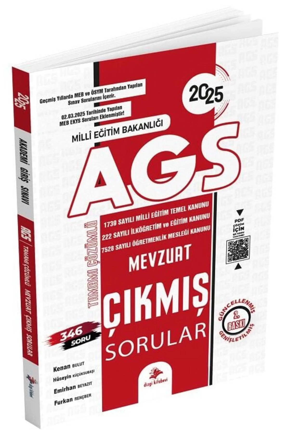 2026 Meb-ags Mevzuat Bilgisi Çıkmış Sorular Konularına Göre Ayraç Hediyeli