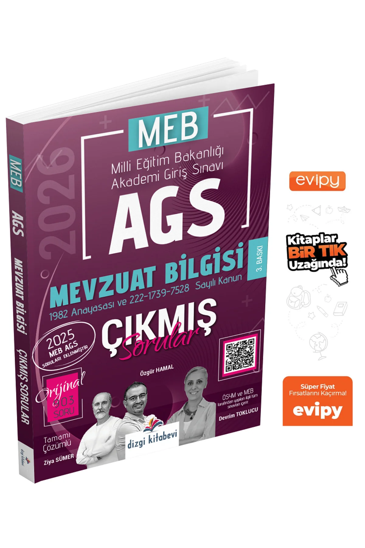 2026 Meb-ags Mevzuat Bilgisi Çıkmış Sorular Konularına Göre Ayraç Hediyeli