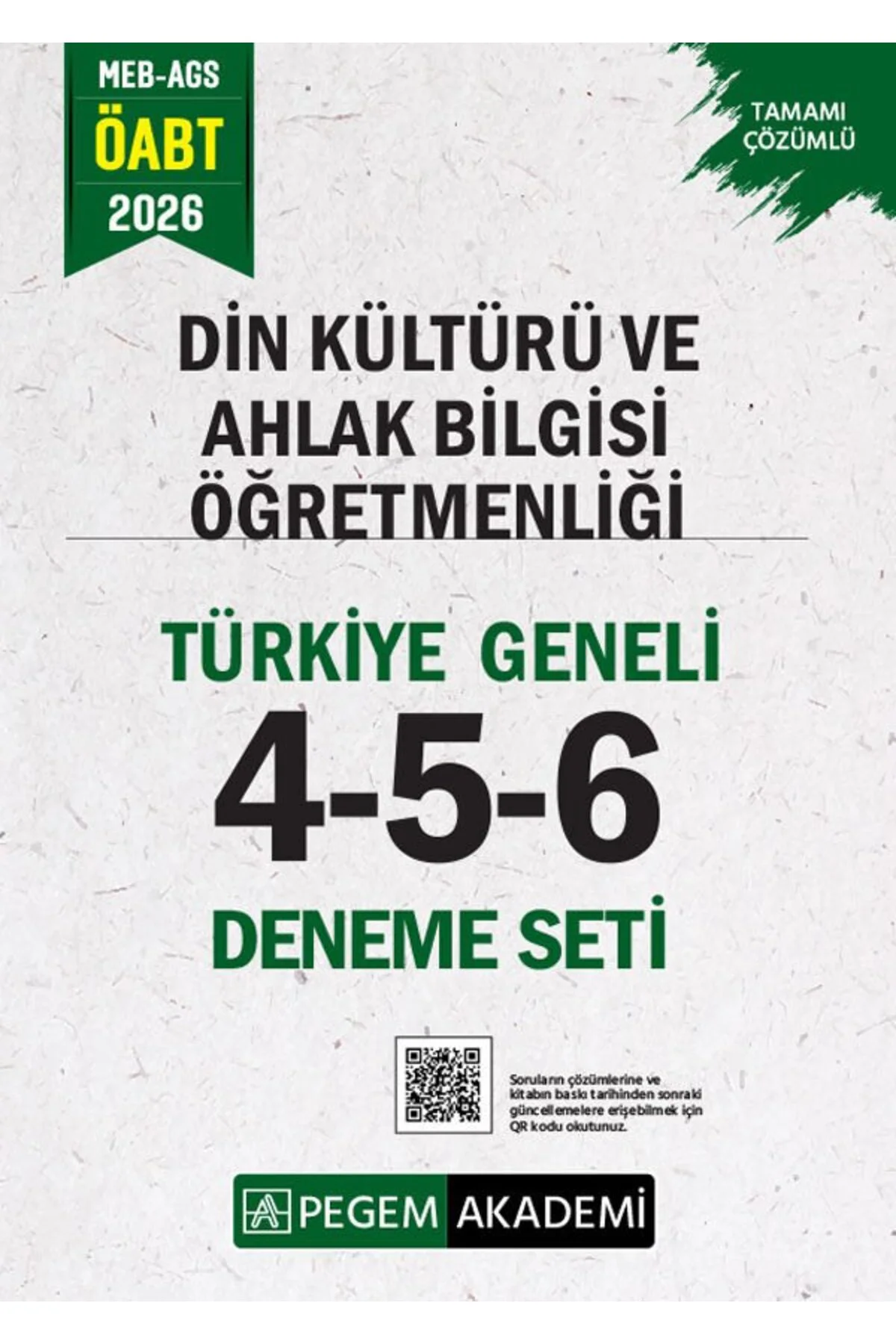 2026 MEB AGS ÖABT Din Kültürü ve Ahlak Bilgisi Öğretmenliği Tamam