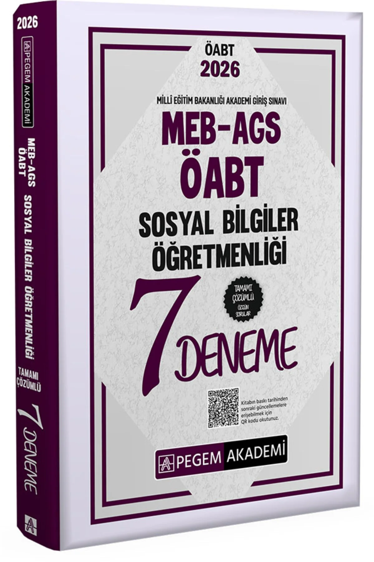 2026 MEB AGS ÖABT Sosyal Bilgiler Öğretmenliği Tamamı Çözümlü 7 D
