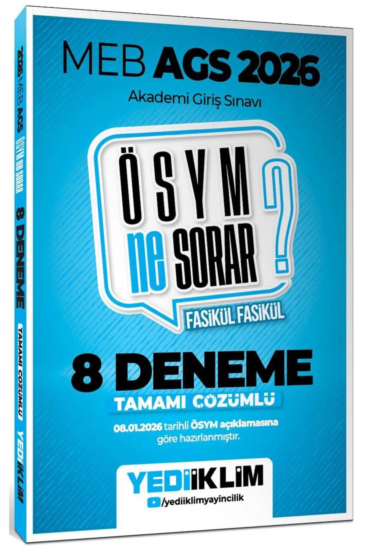 2026 MEB AGS ÖSYM Ne Sorar Tamamı Çözümlü 8 Fasikül Deneme Sınavı 2026 MEB AGS ÖSYM Ne Sorar Tamamı Çözümlü 8 Fasikül Deneme Sınavı