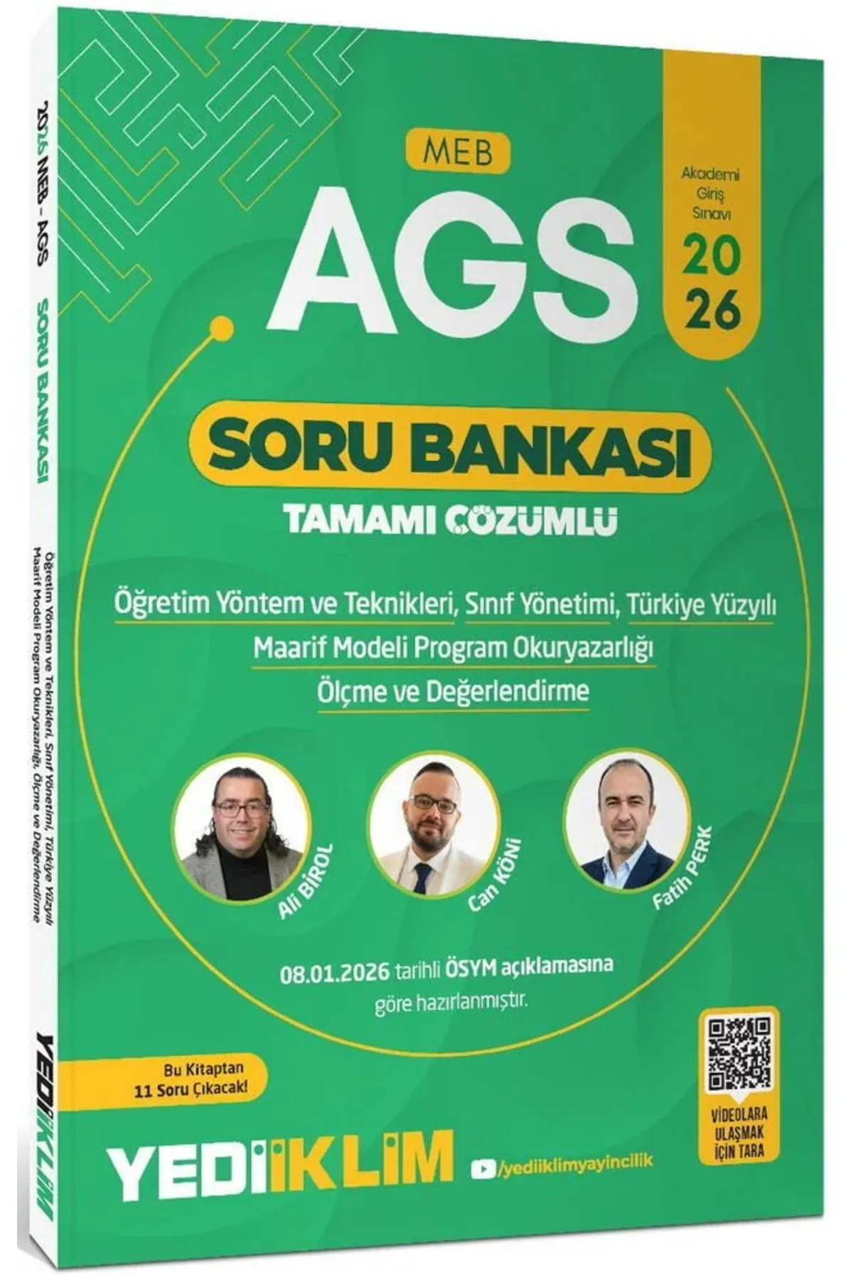 2026 MEB AGS ÖYT Sınıf Yönetimi TYMM Program Okuryazarlığı Ölçme 