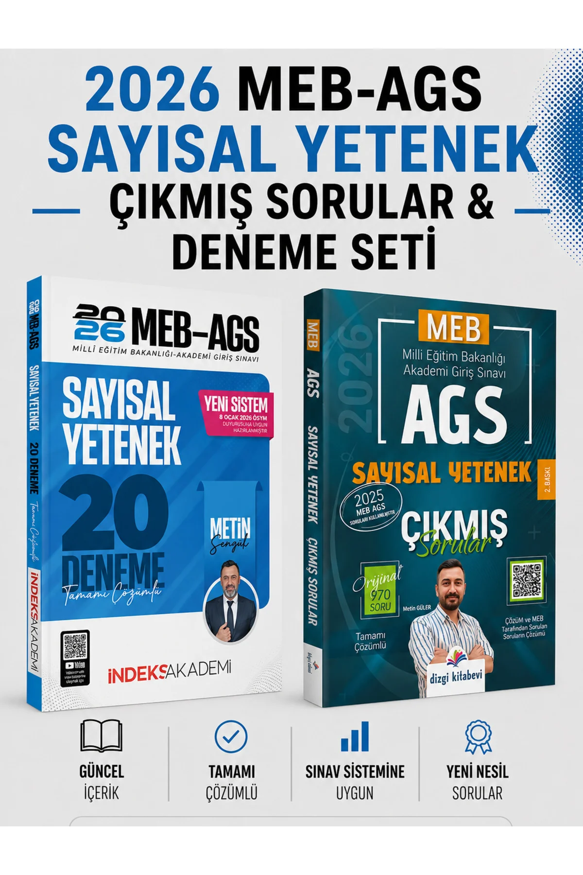 2026 MEB AGS Sayısal Yetenek Çıkmış Sorular & Sayısal Yetenek 20 Deneme İndeks Akademi S Fiyatı, Yorumları ve Özellikleri