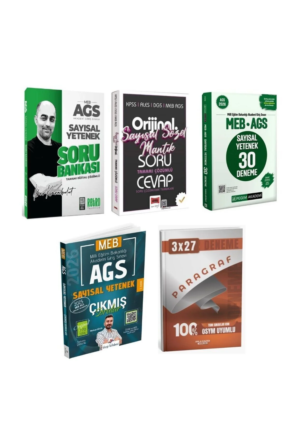 2026 MEB AGS Sayısal Yetenek Soru Bankası + Sayısal Yetenek Denem