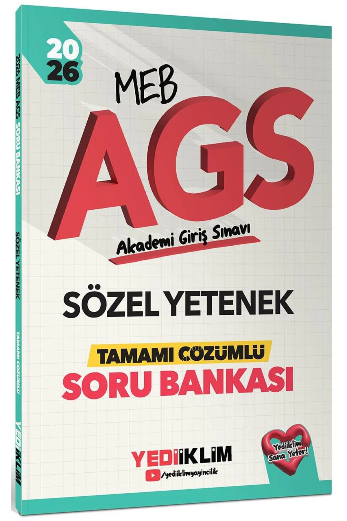 2026 MEB AGS Sözel Yetenek Tamamı Çözümlü Soru Bankası Fiyatı, Yorumları ve Özellikleri