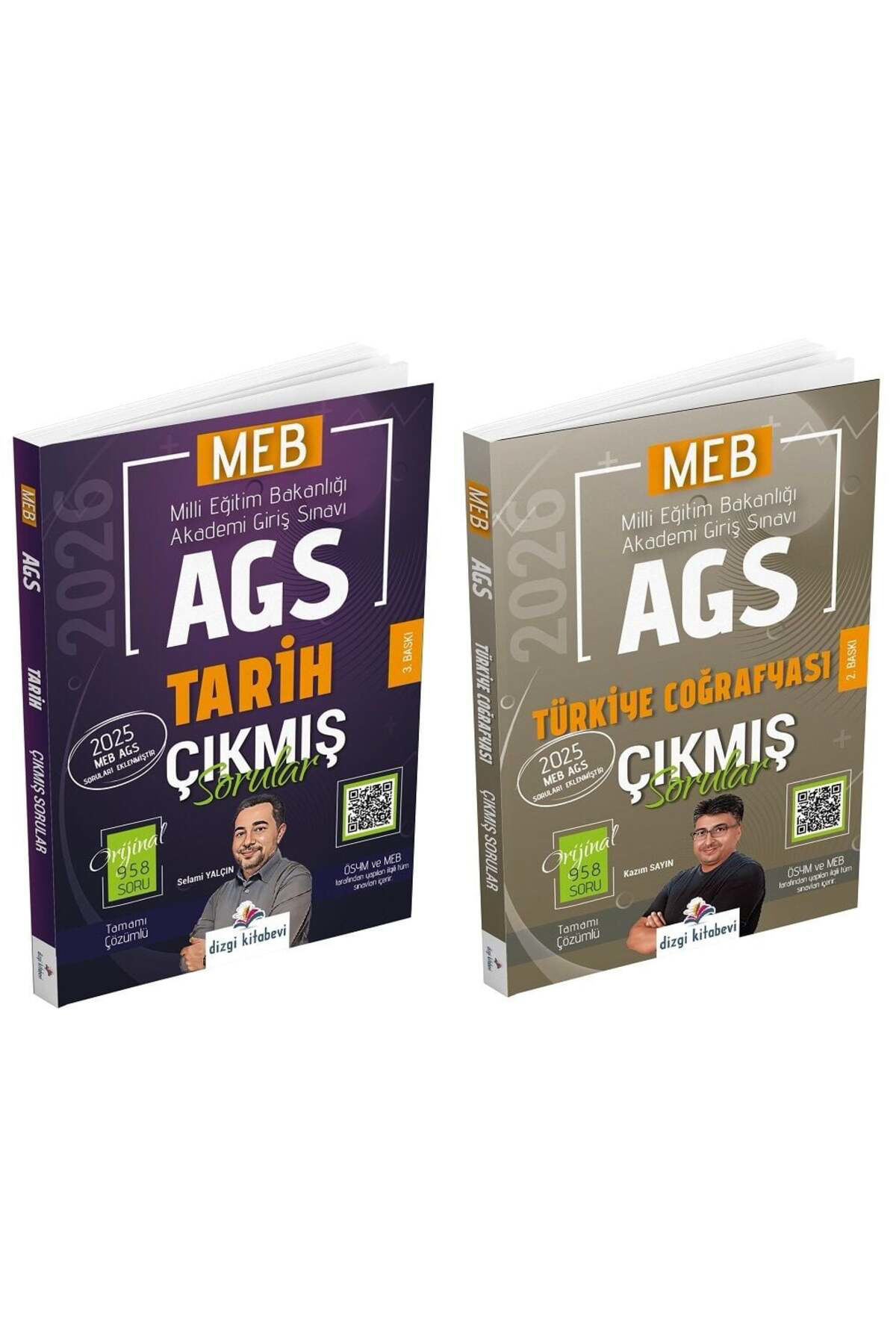 2026 MEB-AGS Tarih + Türkiye Coğrafyası Çıkmış Sorular 2 li Set