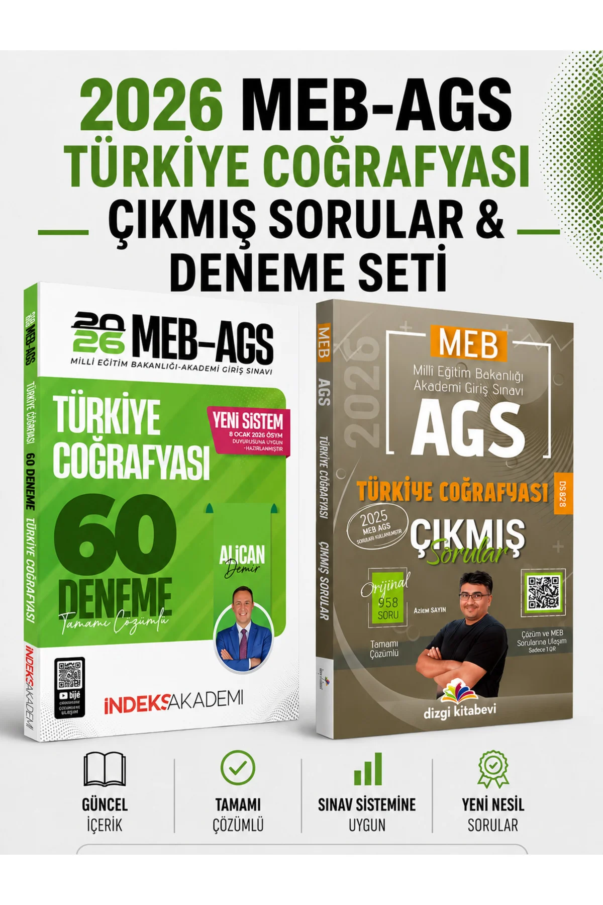 2026 MEB AGS Türkiye Coğrafyası Çıkmış Sorular & Türkiye Coğrafyası 60 Deneme İndeks Set Fiyatı, Yorumları ve Özellikleri