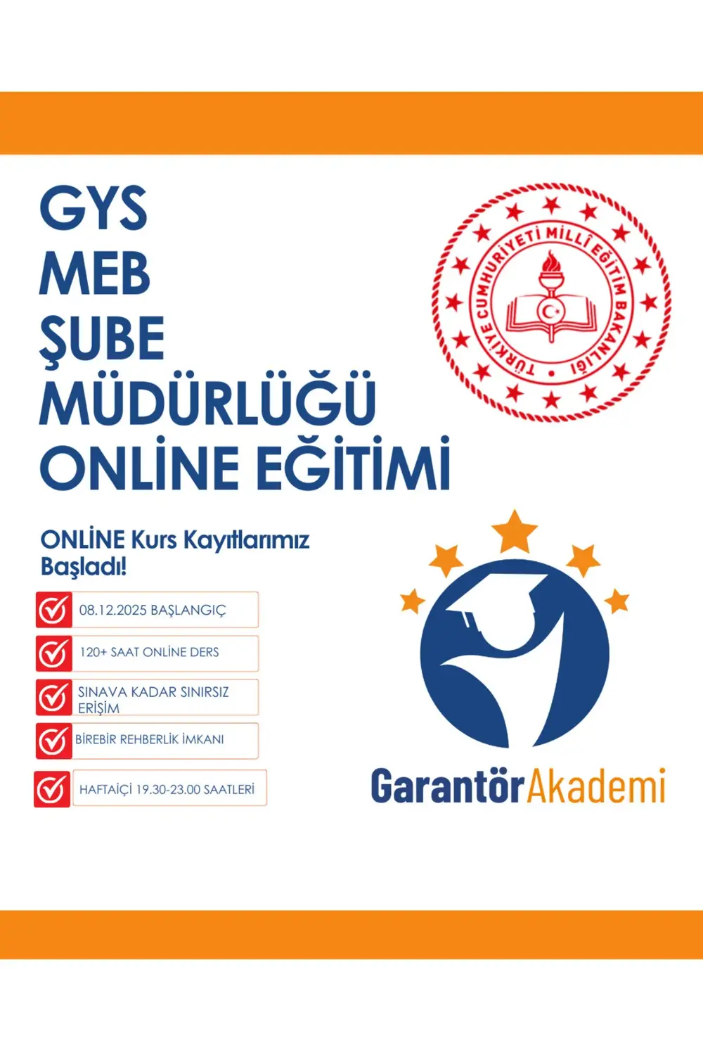 2026 MEB GYS ŞUBE MÜDÜRLÜĞÜ ONLİNE EĞİTİMİ