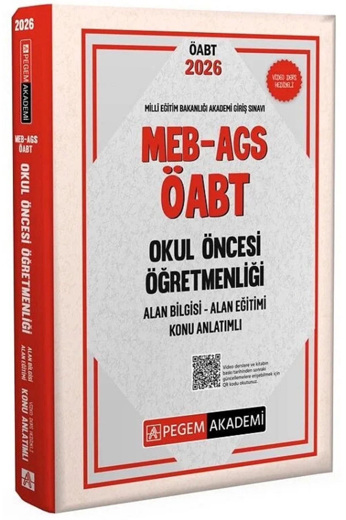 2026 ÖABT MEB-AGS Okul Öncesi Öğretmenliği Konu Anlatımlı Pegem A