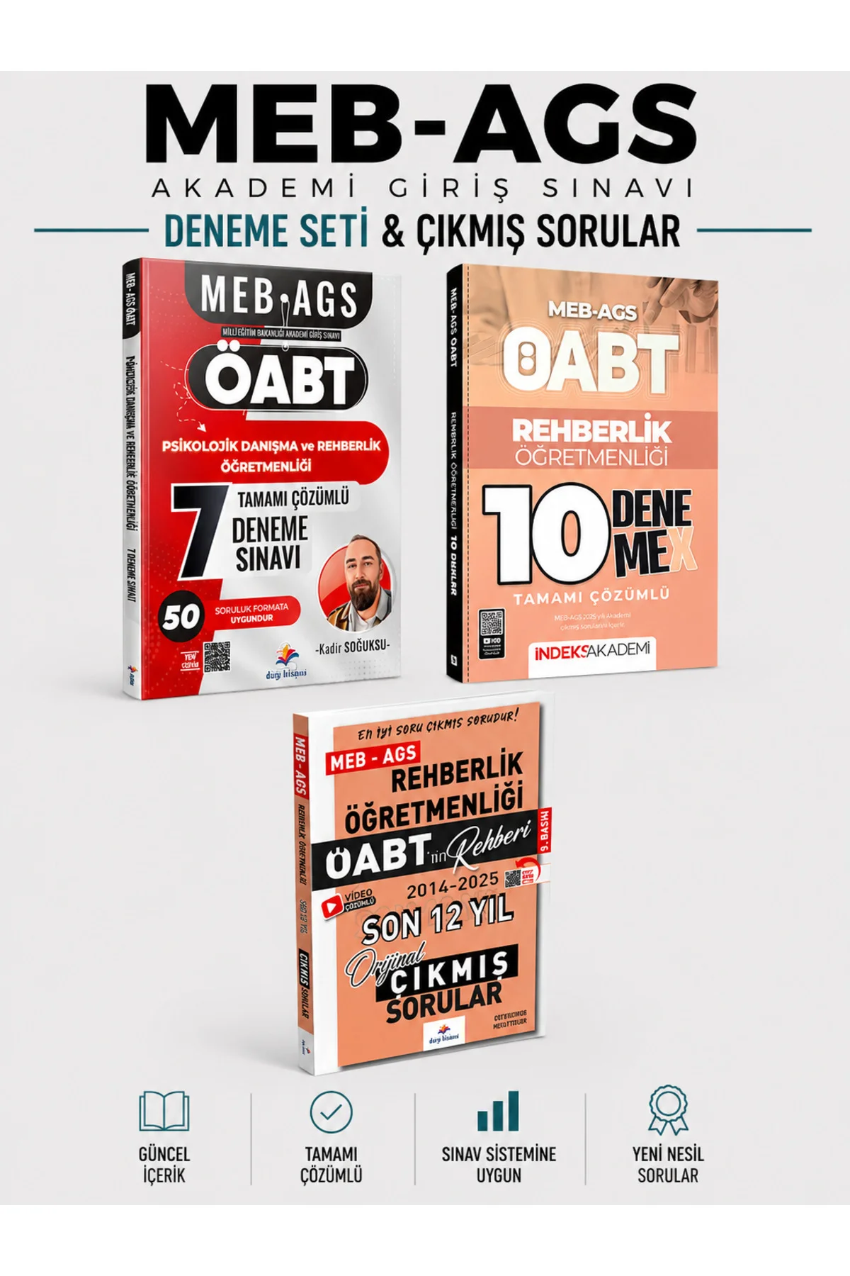 2026 ÖABT Rehberlik 7 Deneme + Çıkmış Sorular & İndeks ÖABT Rehberlik Deneme Seti