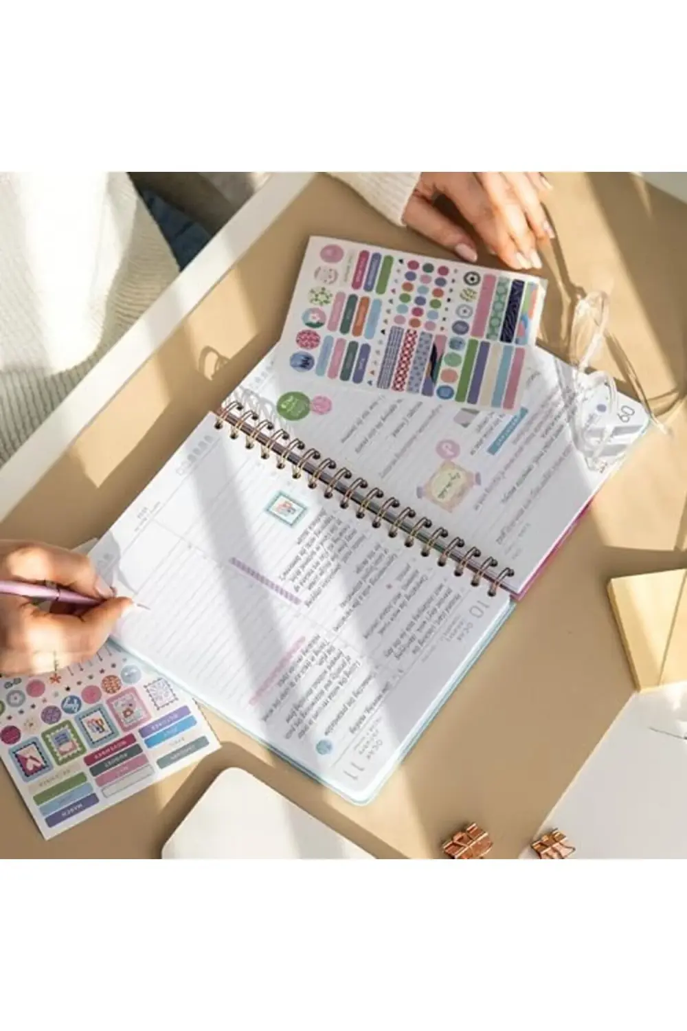 2026 Spiralli Günlük Ajanda 12 Aylık – 17x24 cm Siyah 1178227