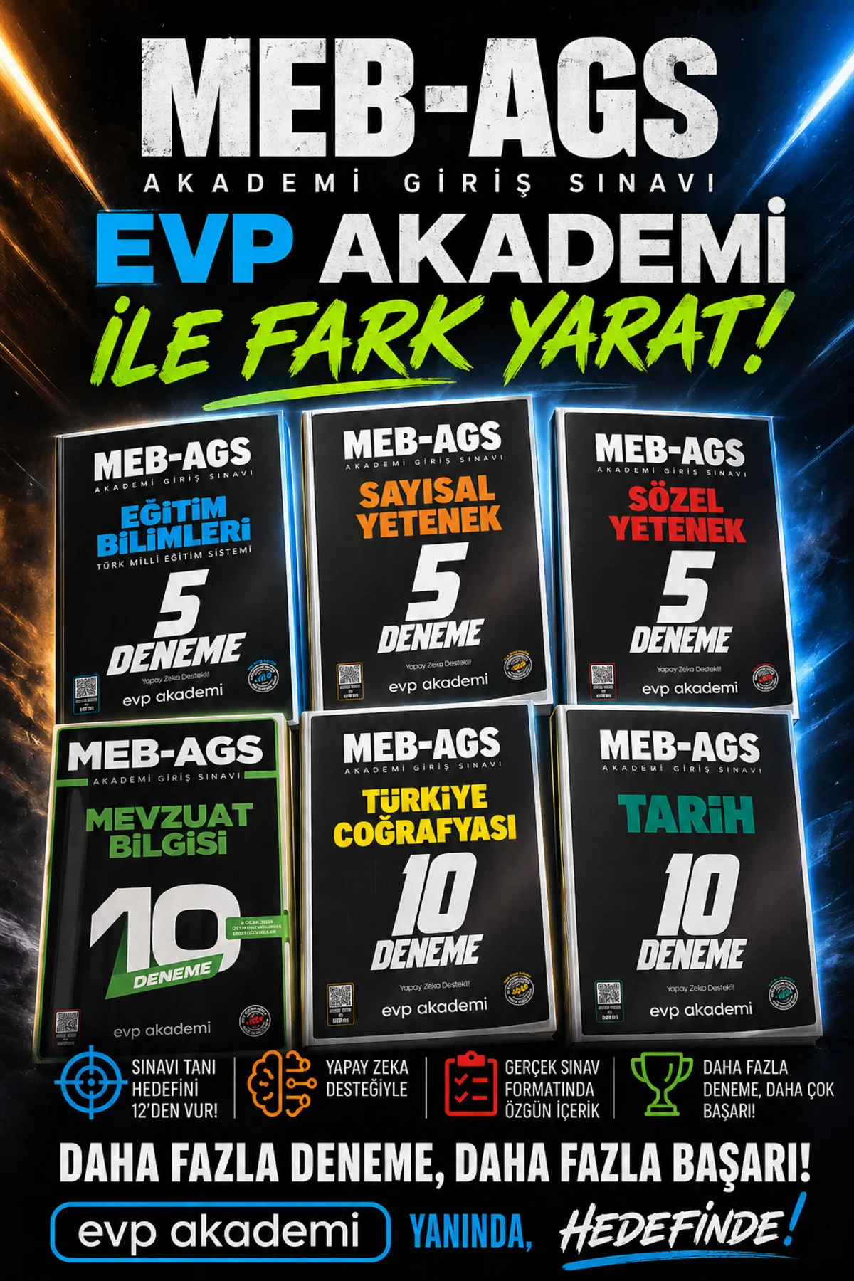 2026 Tüm Dersler Deneme Eğitim Bilimleri, Tarih, Türkiye Coğrafyası, Sözel Yetenek, Sayı