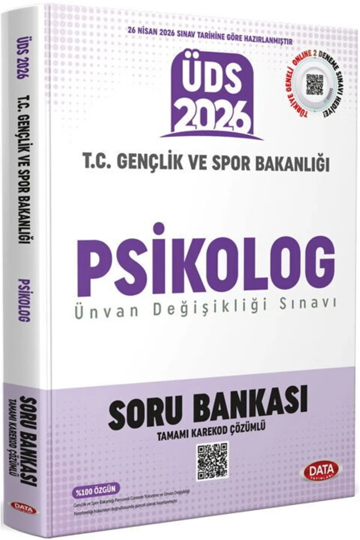 2026 ÜDS Gençlik Ve Spor Bakanlığı Psikolog Soru Bankası