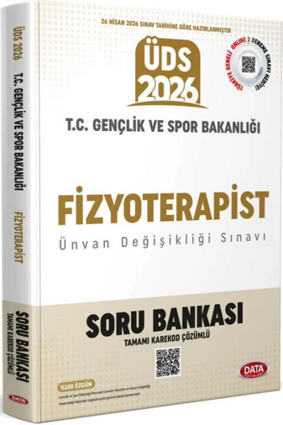 2026 ÜDS Gençlik ve Spor Bakanlığı Fizyoterapist Soru Bankası 2026 ÜDS Gençlik ve Spor Bakanlığı Fizyoterapist Soru Bankası