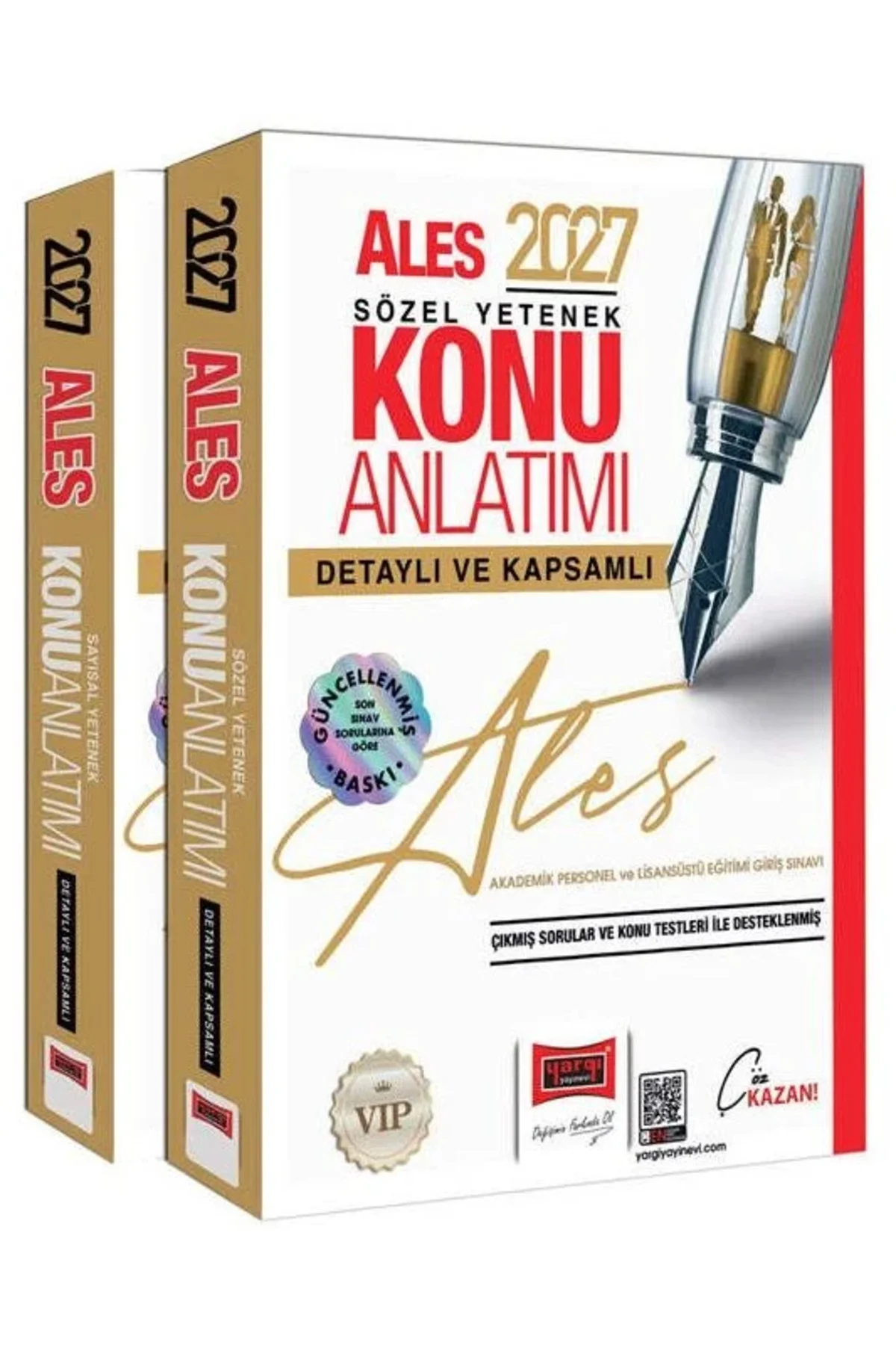 2027 ALES VİP Sayısal Sözel Yetenek Detaylı ve Kapsamlı Konu Anlatımı 2 Cilt Fiyatı, Yorumları ve Özellikleri