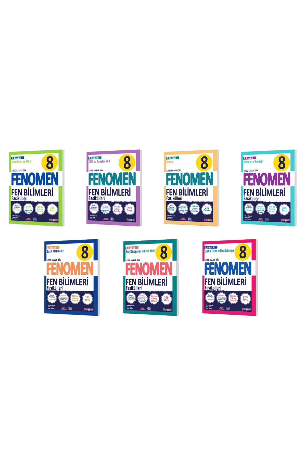 2027 Fenomen Yayınları 8. Sınıf Fen Bilimleri 1-2-3-4-5-6-7. Fasikülleri Seti 2027 Fenomen Yayınları 8. Sınıf Fen Bilimleri 1-2-3-4-5-6-7. Fasikülleri Seti