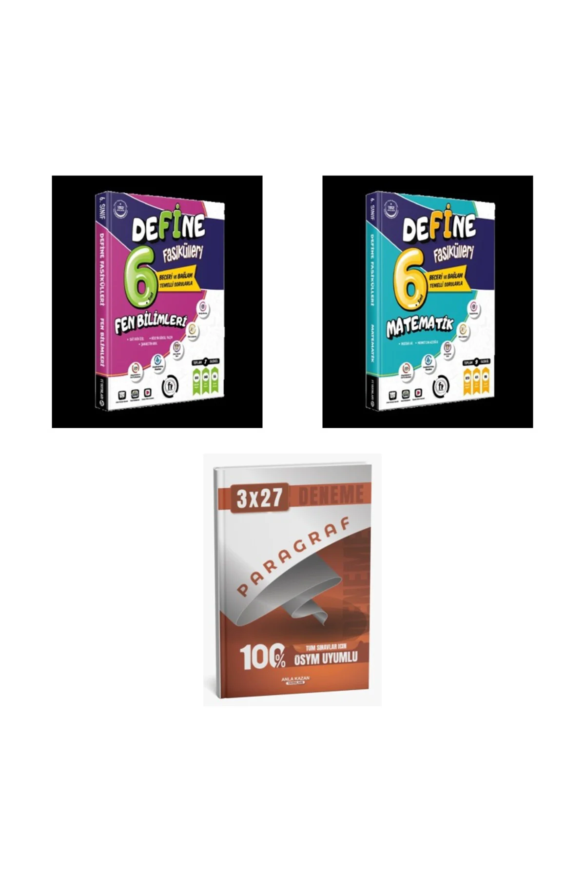 2027 Fi 6. SINIF FASİKÜL YENİ BASKI Fen BİLİMLERİ + Matematik Soru + anla kazan paragraf deneme 3'lü Set 2027 Fi 6. SINIF FASİKÜL YENİ BASKI Fen BİLİMLERİ + Matematik Soru + anla kazan paragraf deneme 3'lü Set