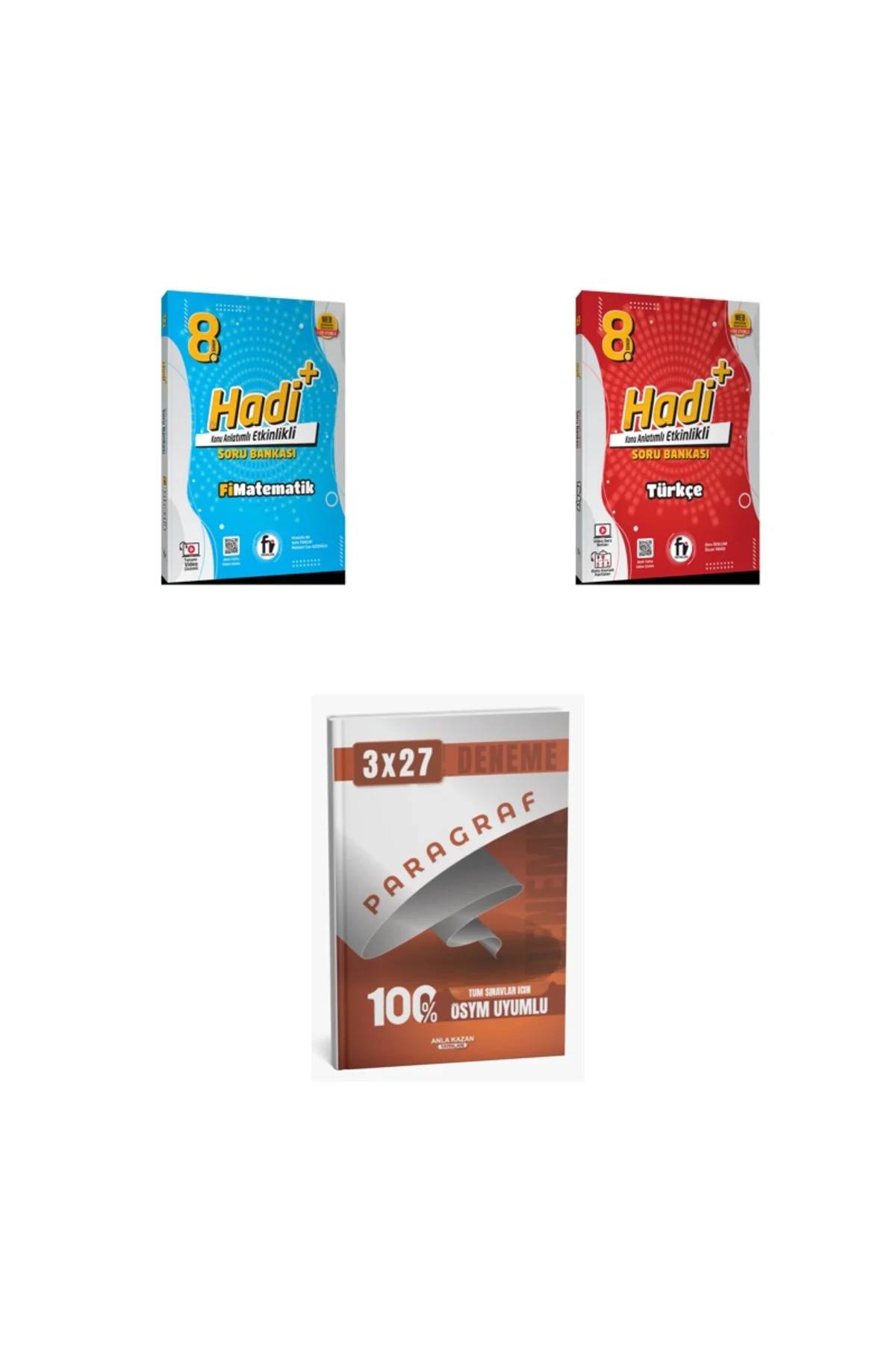 2027 Fi 8. SINIF HADİ Matematik + Türkçe Konu + anla kazan paragraf deneme 3'lü Set 2027 Fi 8. SINIF HADİ Matematik + Türkçe Konu + anla kazan paragraf deneme 3'lü Set