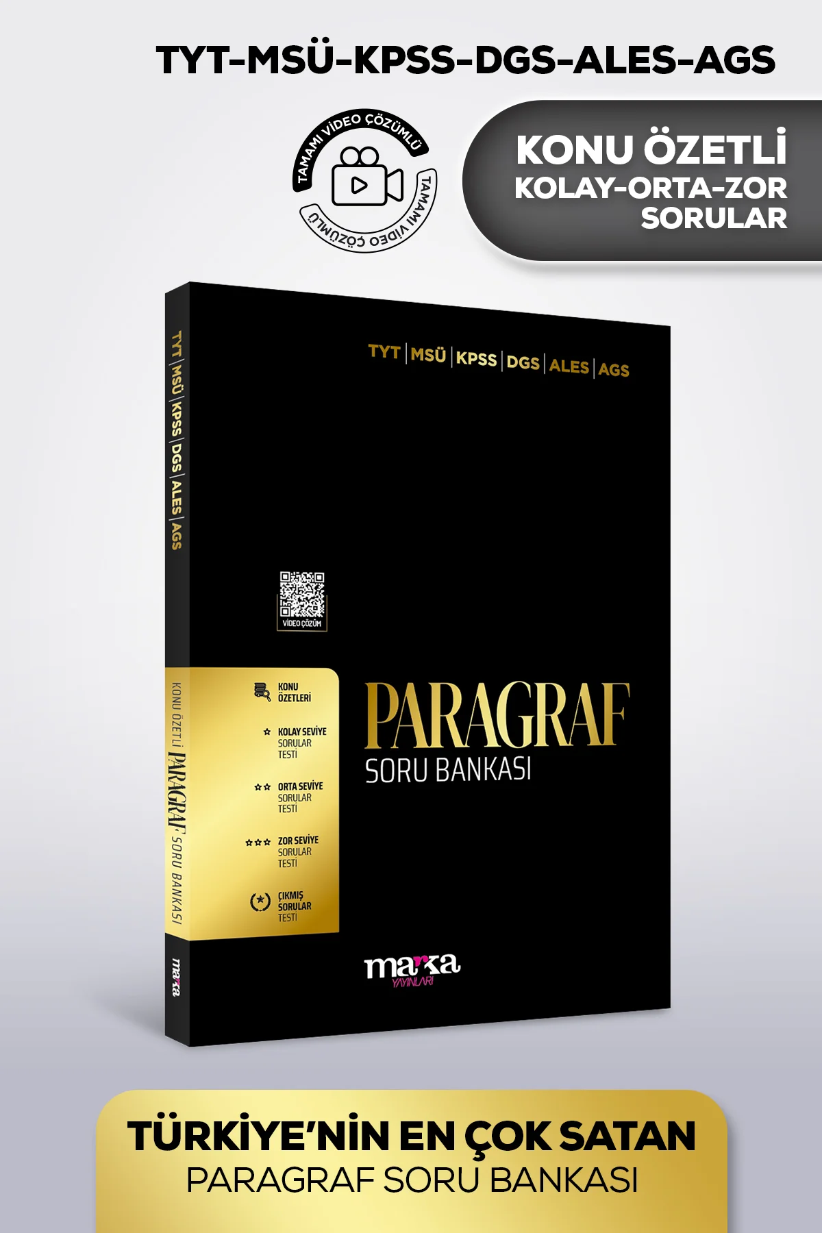 2027 Model TYT KPSS DGS ALES AGS Paragraf Konu Özetli Soru Bankası | Tamamı Video Çözümlü 2027 Model TYT KPSS DGS ALES AGS Paragraf Konu Özetli Soru Bankası | Tamamı Video Çözümlü