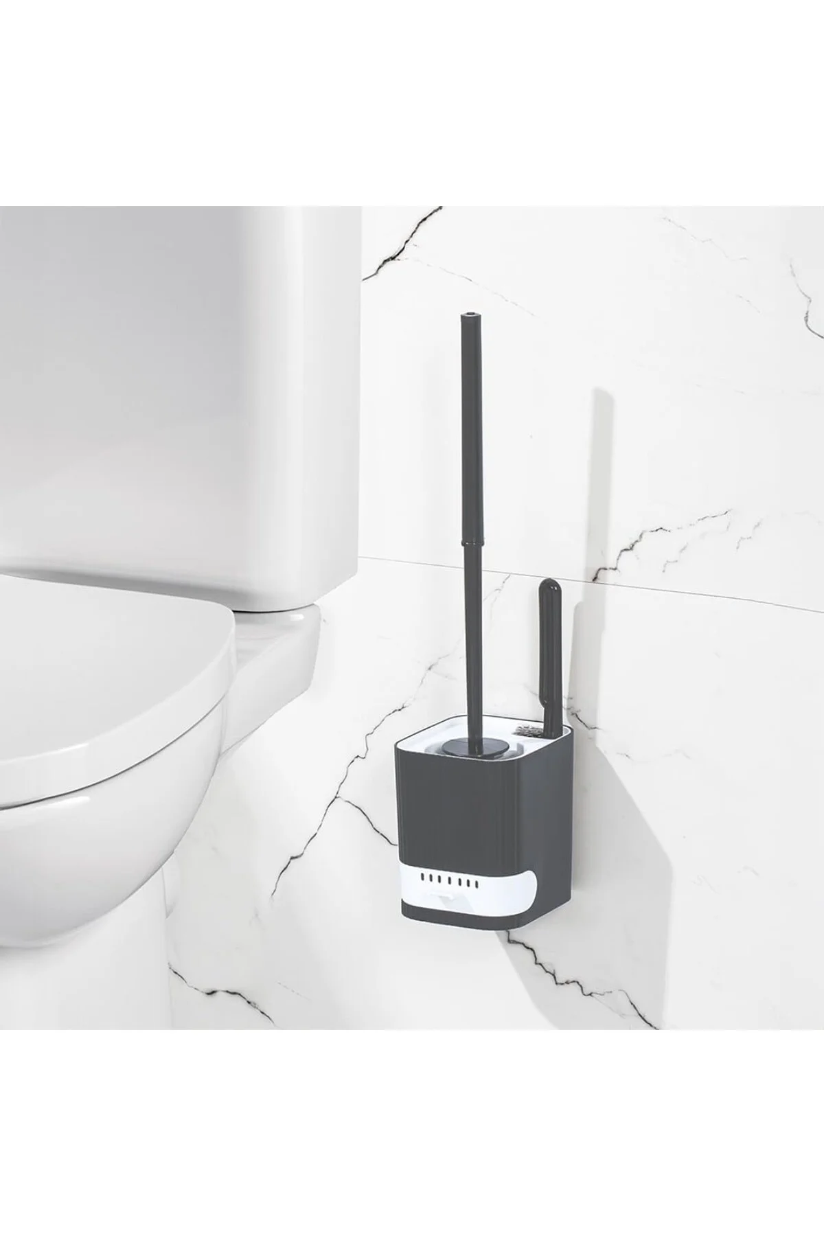 2027 Pratik Temizlik Tuvalet Fırçalığı Banyo Tuvalet Fırçası Wc F