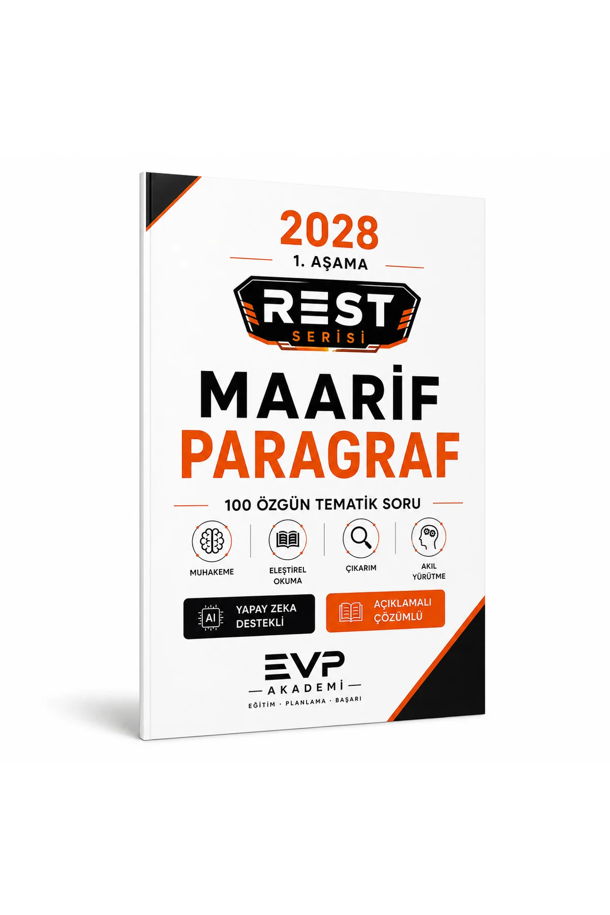 2028 REST Serisi Maarif Model Paragraf Soru Bankası 100 Özgün Tematik Soru Çözümlü Fiyatı, Yorumları ve Özellikleri
