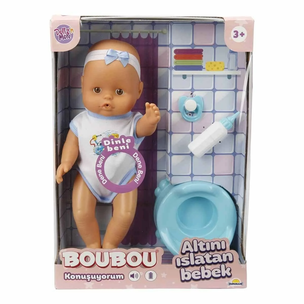 2030121 Sunman, Boubou Altını Islatan ve Konuşan Bebek Seti 30 cm Fiyatı, Yorumları ve Özellikleri