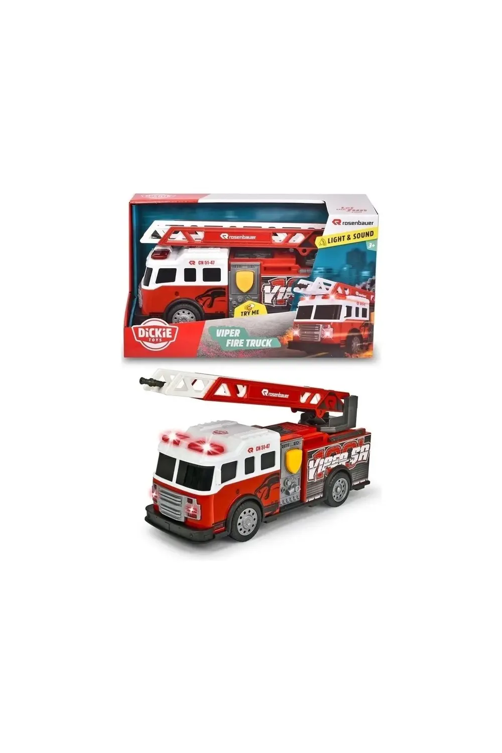 203714019 Sesli ve Işıklı İtfaiye Aracı 27 cm -Simba-ab