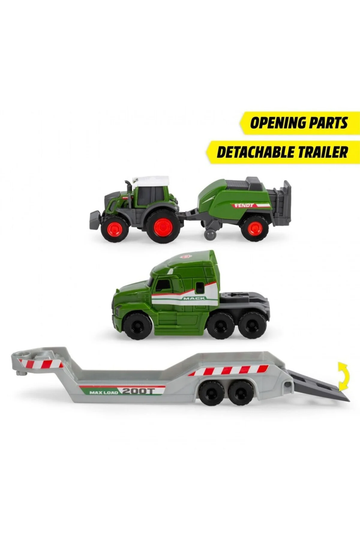 203735006 Micro Farm Truck freewheel Mack Truck trailer with Fendt tract