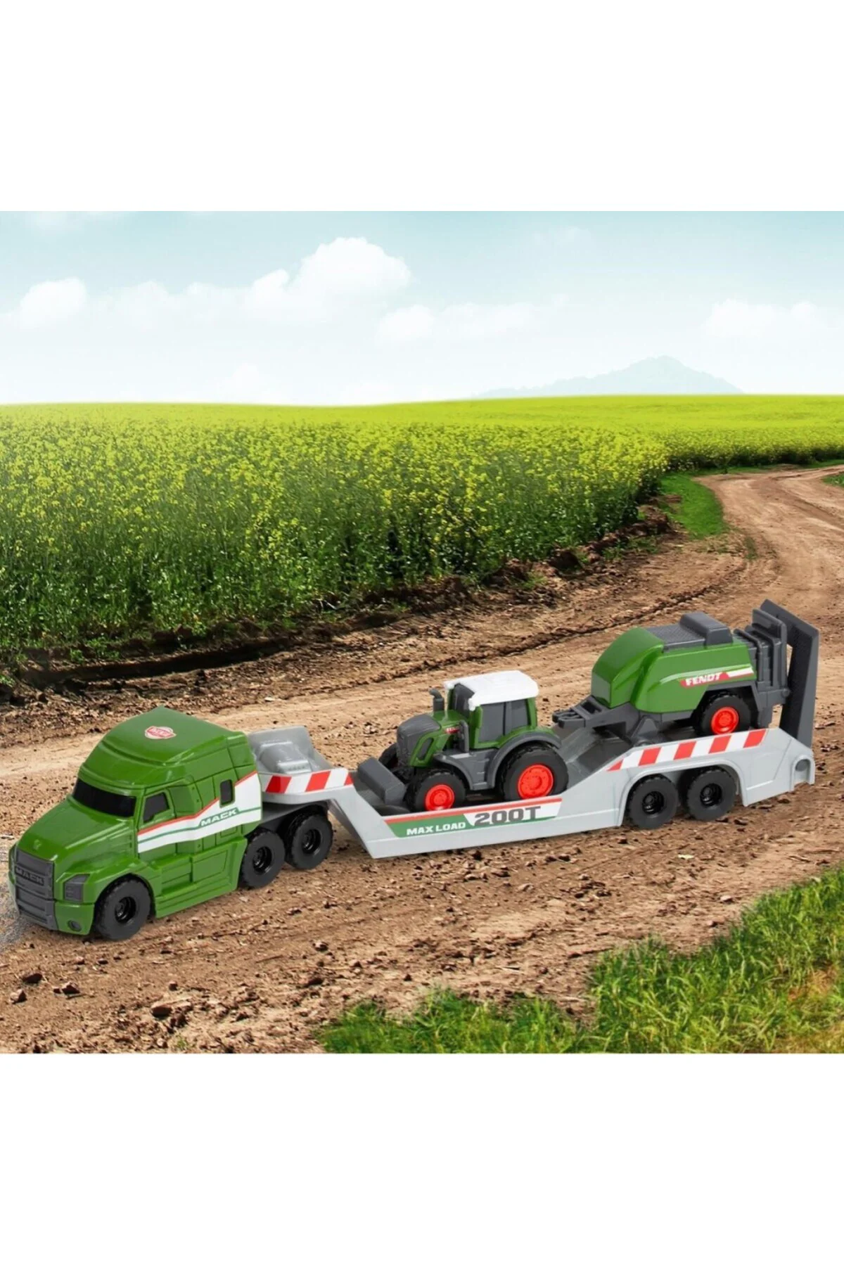 203735006 Micro Farm Truck freewheel Mack Truck trailer with Fendt tract