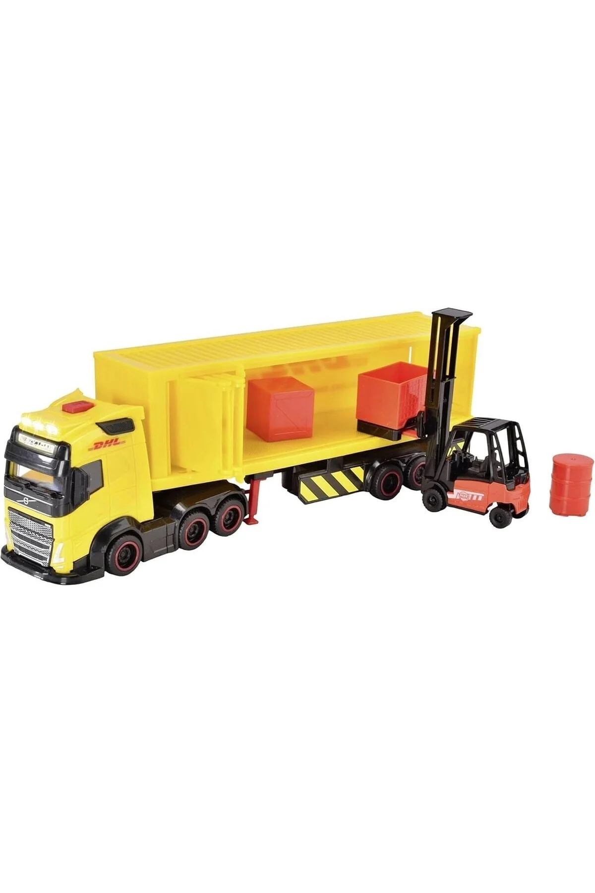 203747018 Dickie DHL Truck free wheel Volvo FH16 Truck light soun 203747018 Dickie DHL Truck free wheel Volvo FH16 Truck light soun