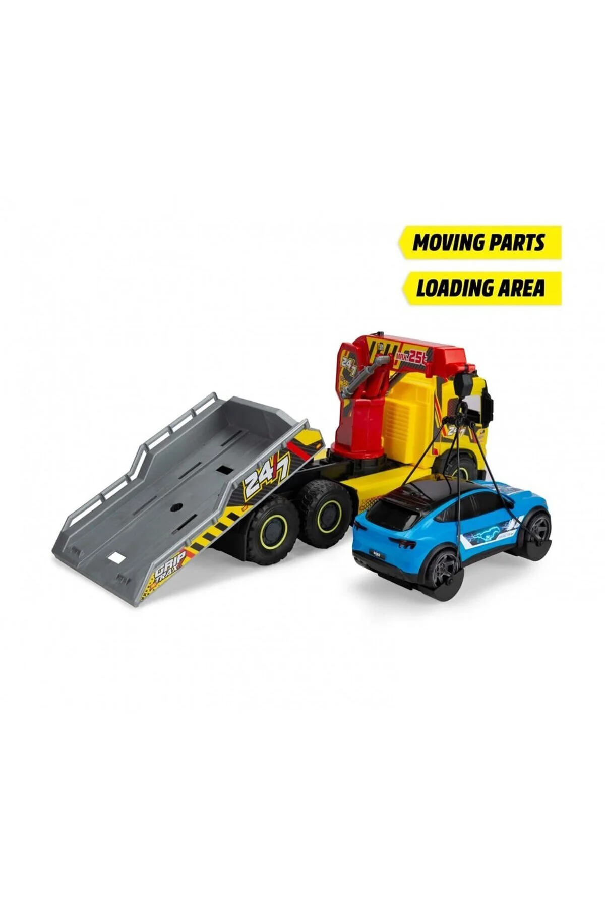 203749039 Giant Tow Truck Volvo FMX freewheel light sound manual 