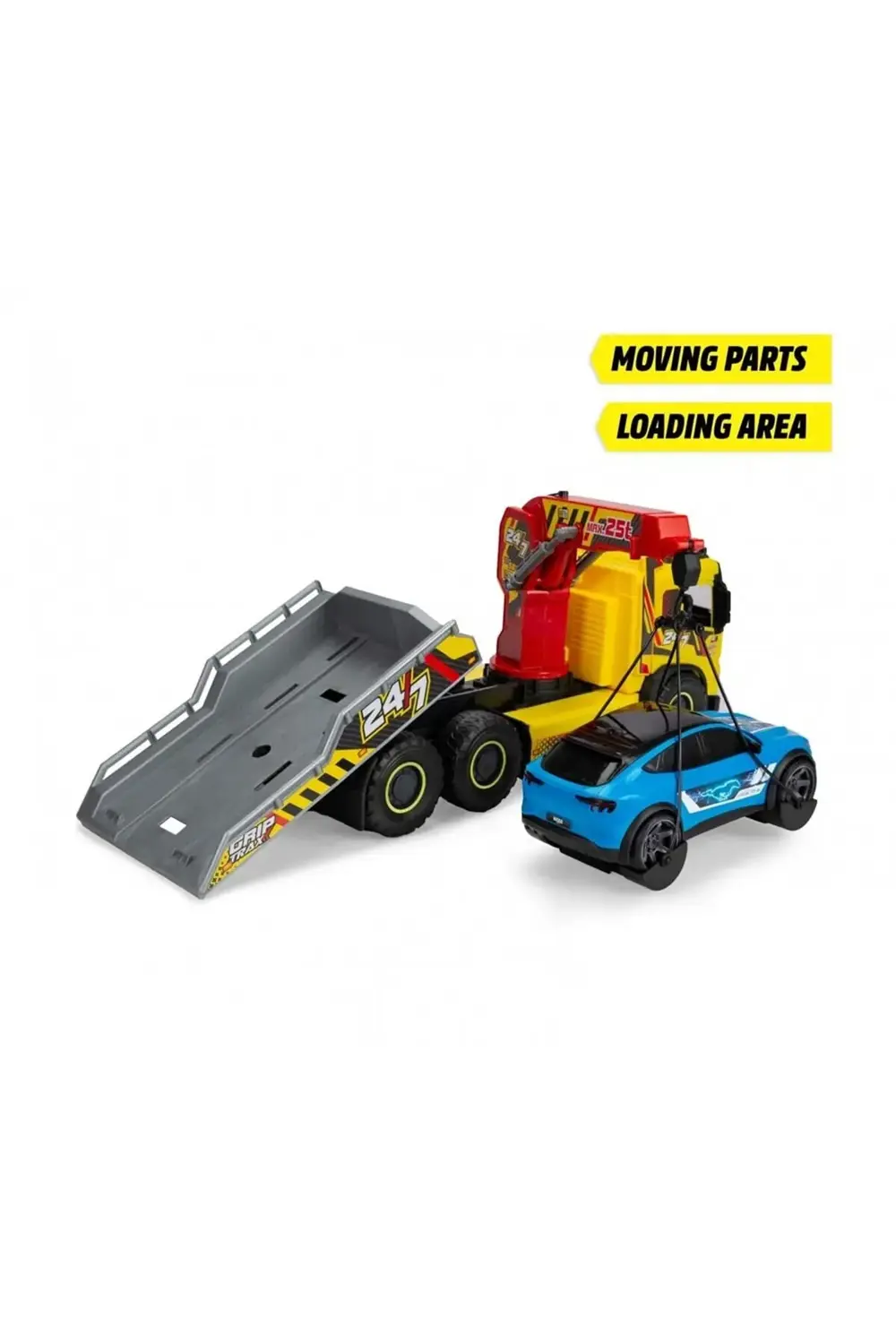 203749039 Giant Tow Truck Volvo FMX freewheel light sound manual