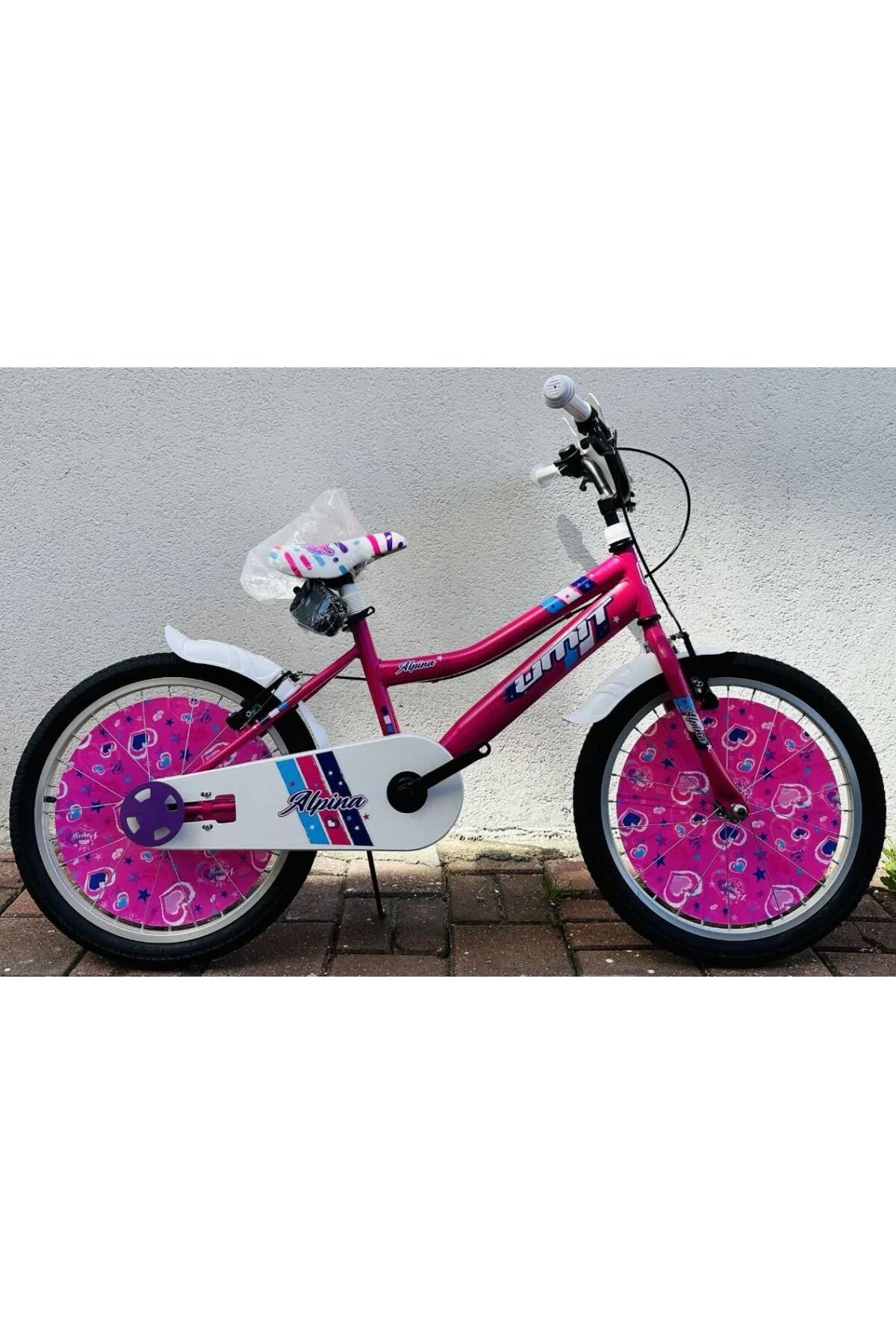 2047 ALPINA KIZ ÇOCUK BİSİKLETİ 20 JANT VİTESSİZ PEMBE(GREENWAY B